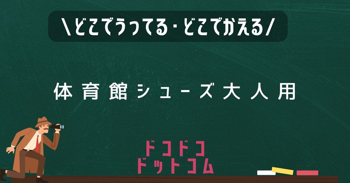 体育館シューズ大人用,どこで売ってる,販売店舗,取扱店舗